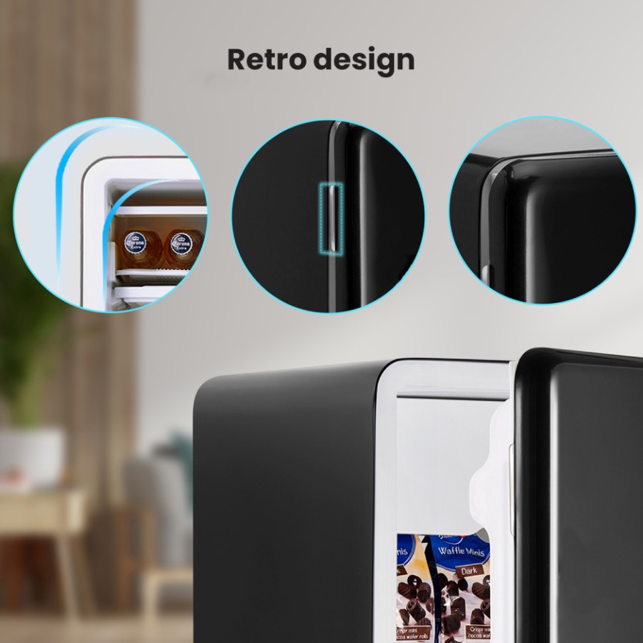 additioanl image for  Midea Retro Table Top Fridge 93L 